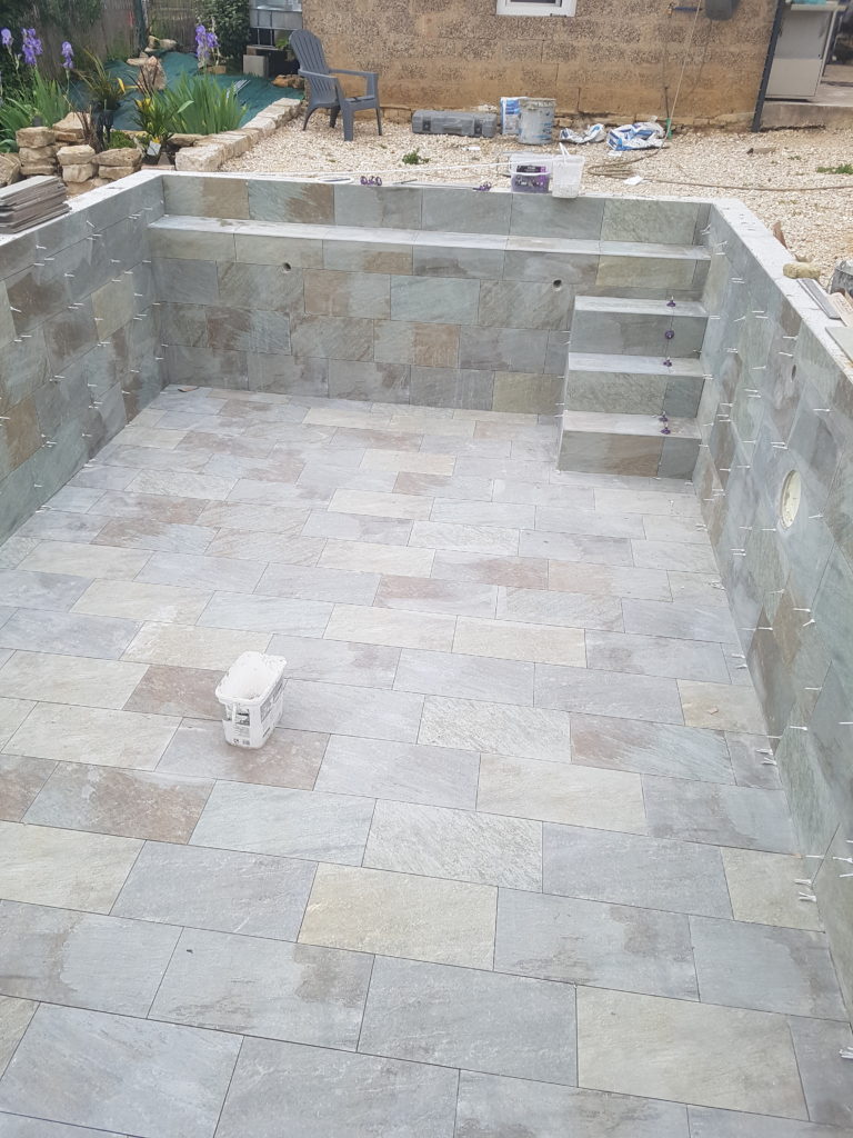 sarl-amzal - Carrelage piscine