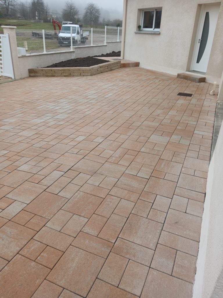 sarl-amzal - pavés extérieurs