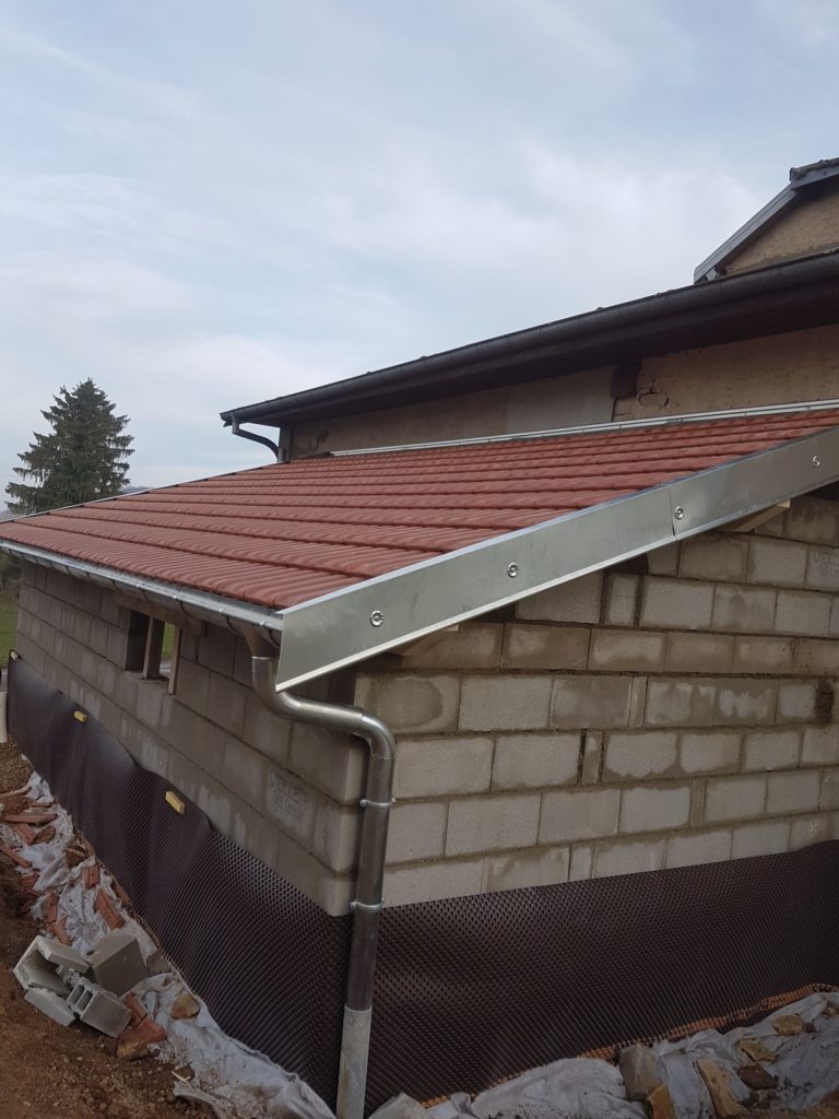 sarl-amzal - toiture pour extension de maison
